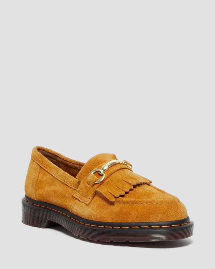 Dr Martens Loafers Herre Brune Adrian Snaffle Suede 3574WEBLR